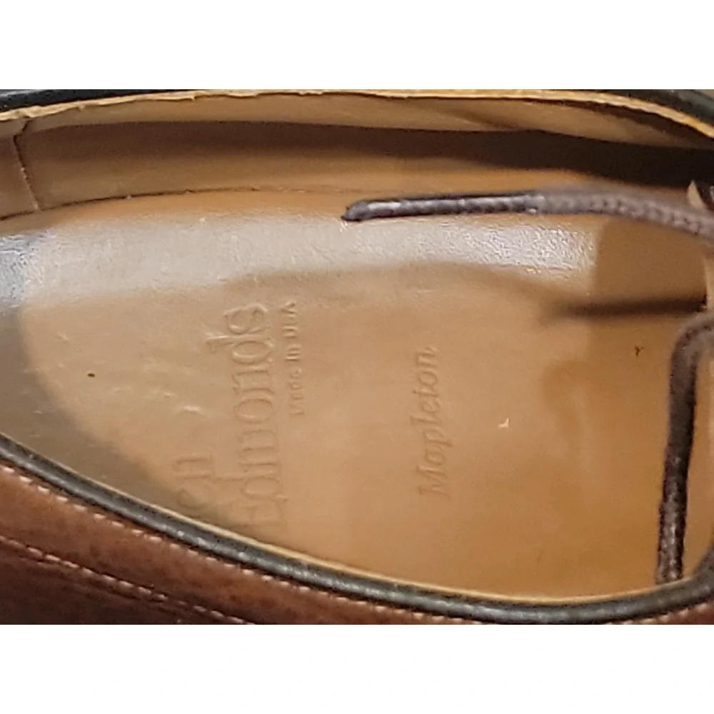 Allen Edmonds Brown Leather Mapleton Shoes size 11.5D